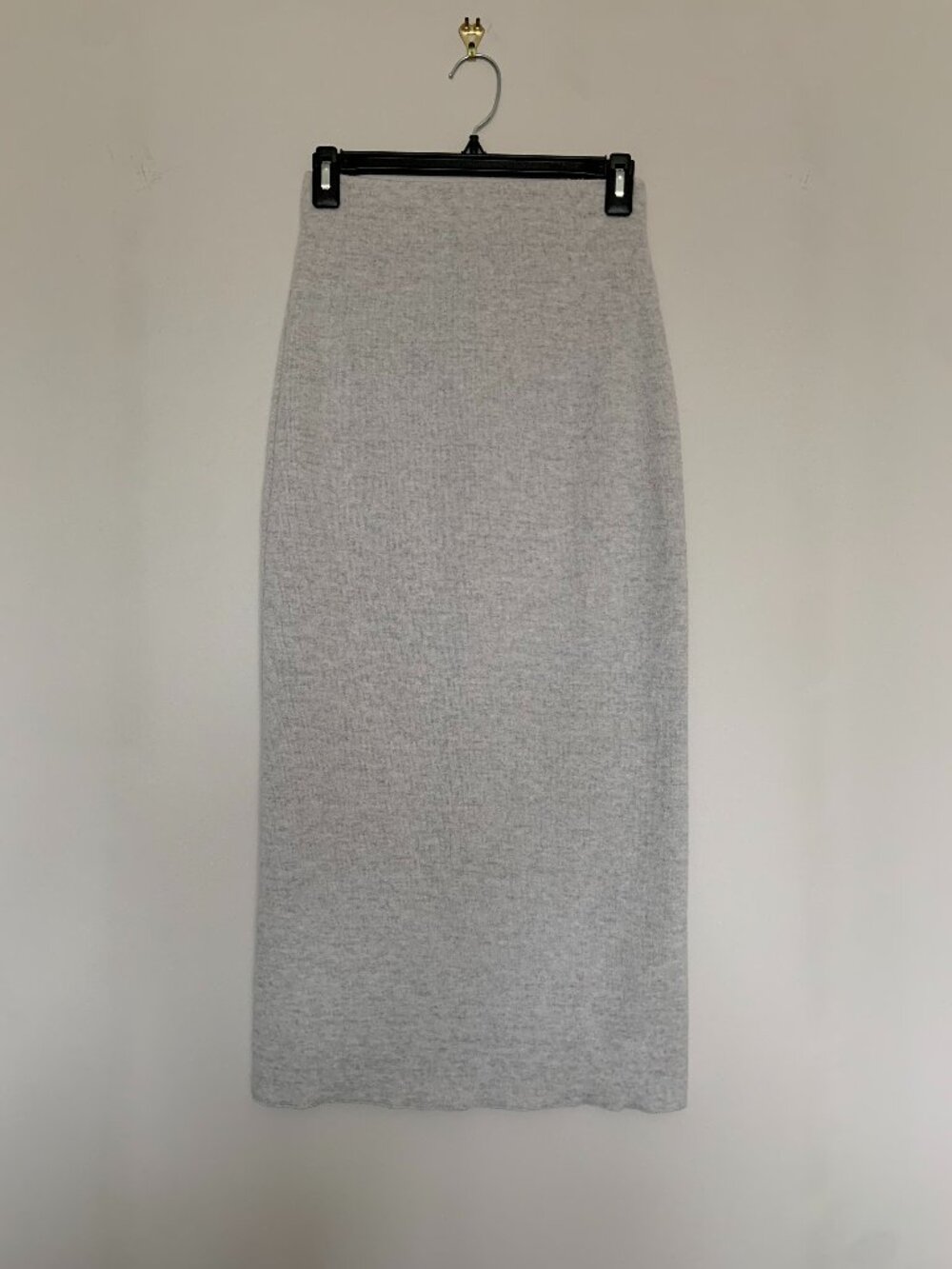 Zara grey maxi skirt